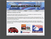 Tablet Screenshot of americanautoparts.com